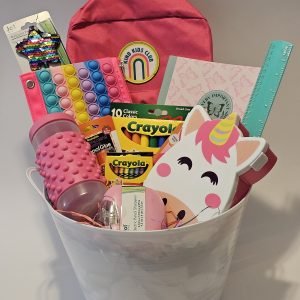 Girls Back To School Basket