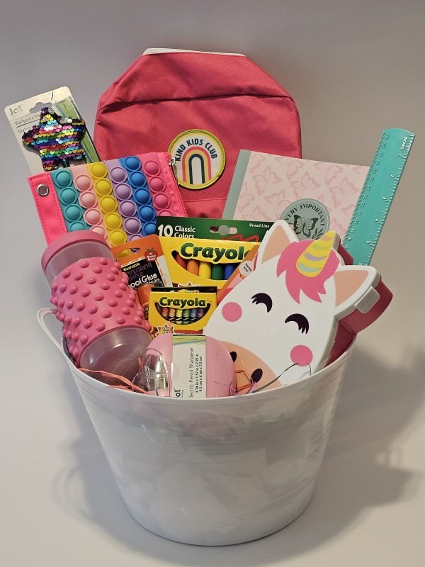 Girls Back To School Basket