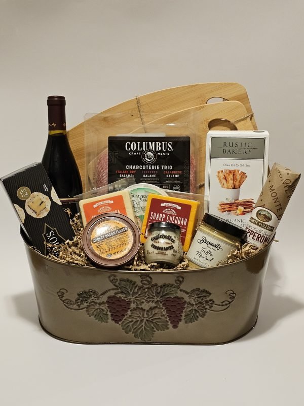 Gourmet Meat and Cheese Basket